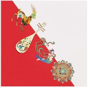 Gradient metal bookmarks.